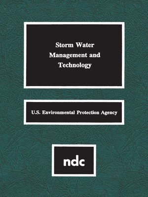 cover image of Storm Water Management and Technology